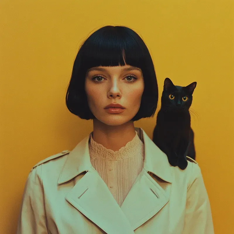 Minimalist Fashion Photos With Animals