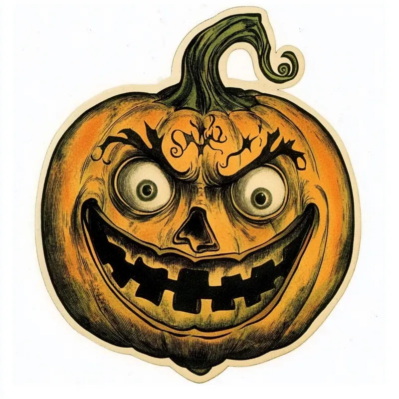 Halloween Retro Stickers