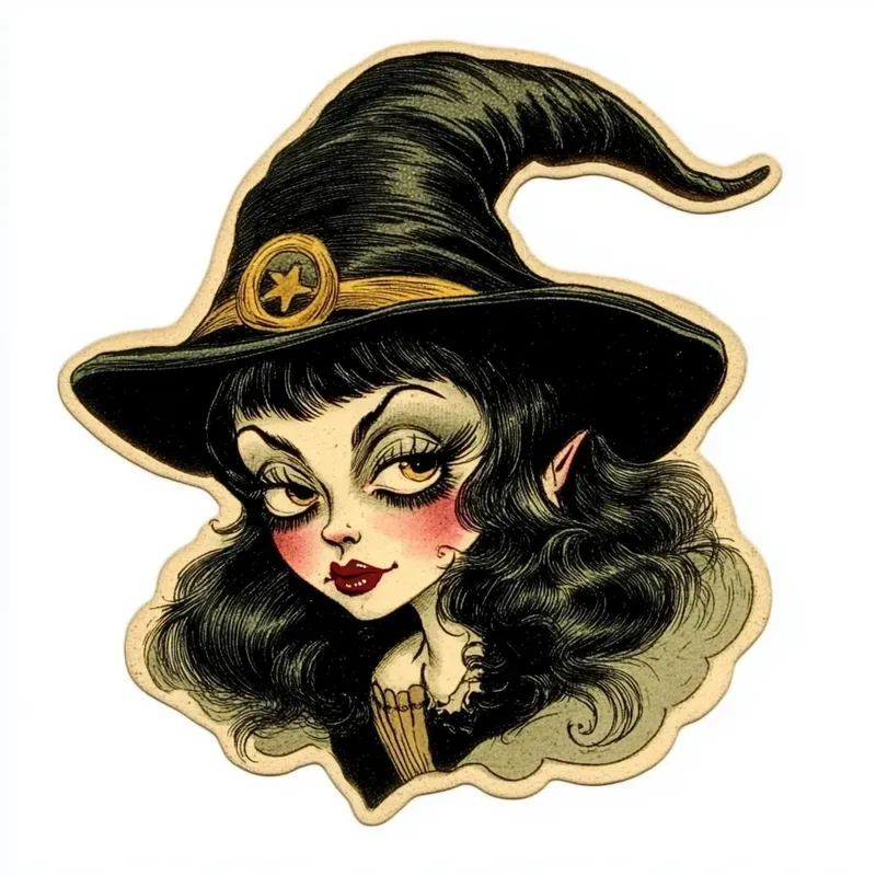 Halloween Retro Stickers