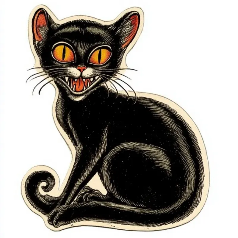 Halloween Retro Stickers