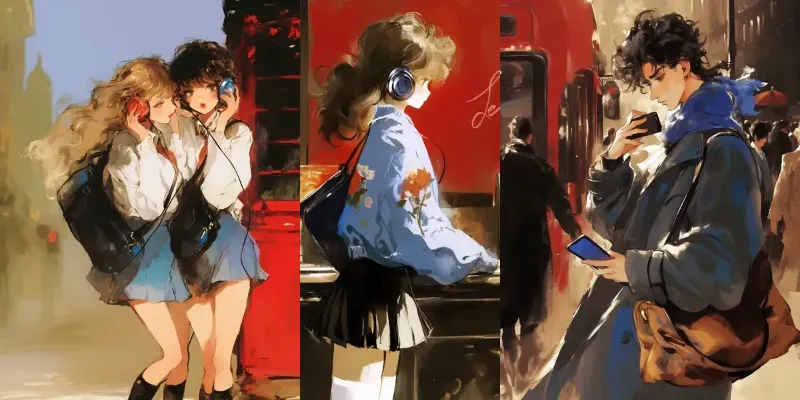 Retro Anime Lofi Arts generated by undefined