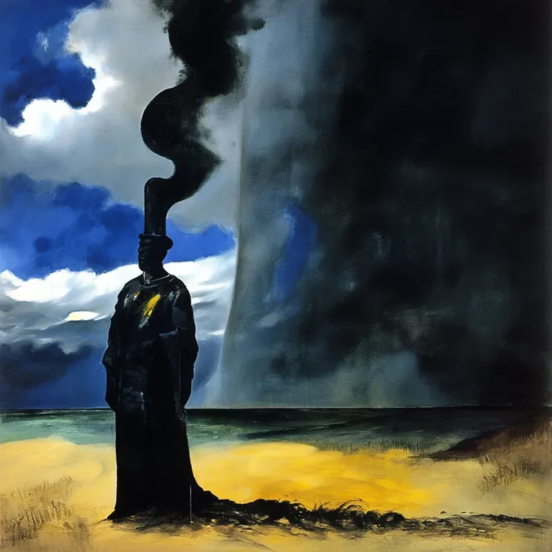 Dark Art Abstract Horror Paintings