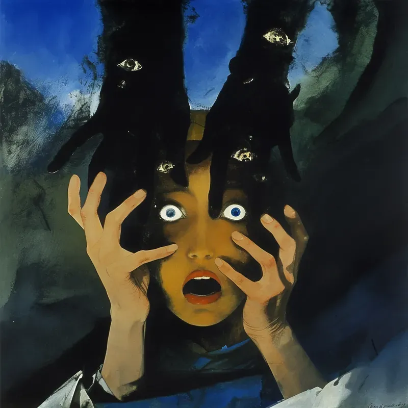 Dark Art Abstract Horror Paintings