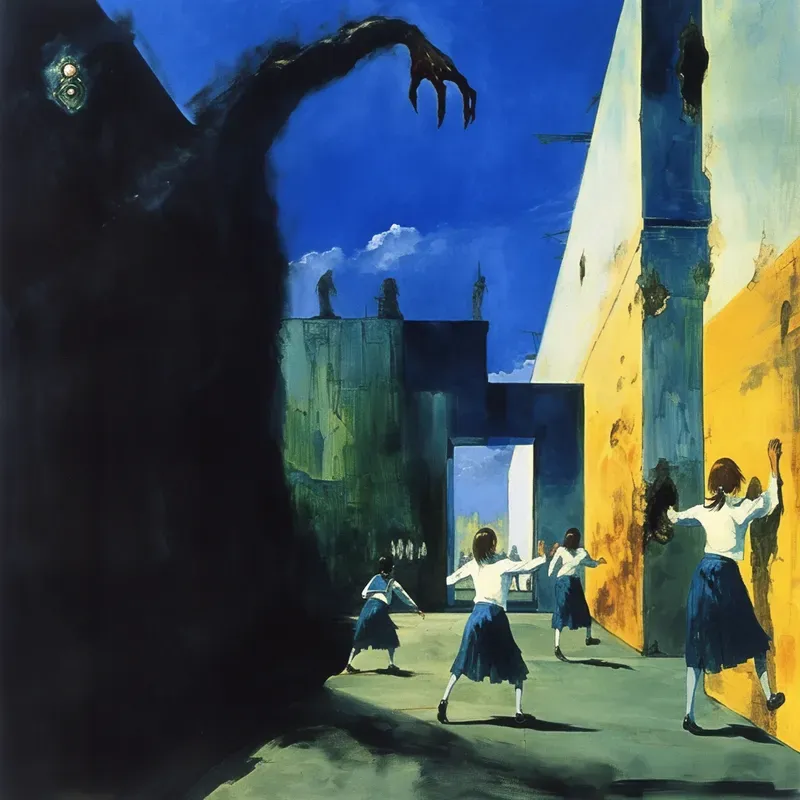 Dark Art Abstract Horror Paintings