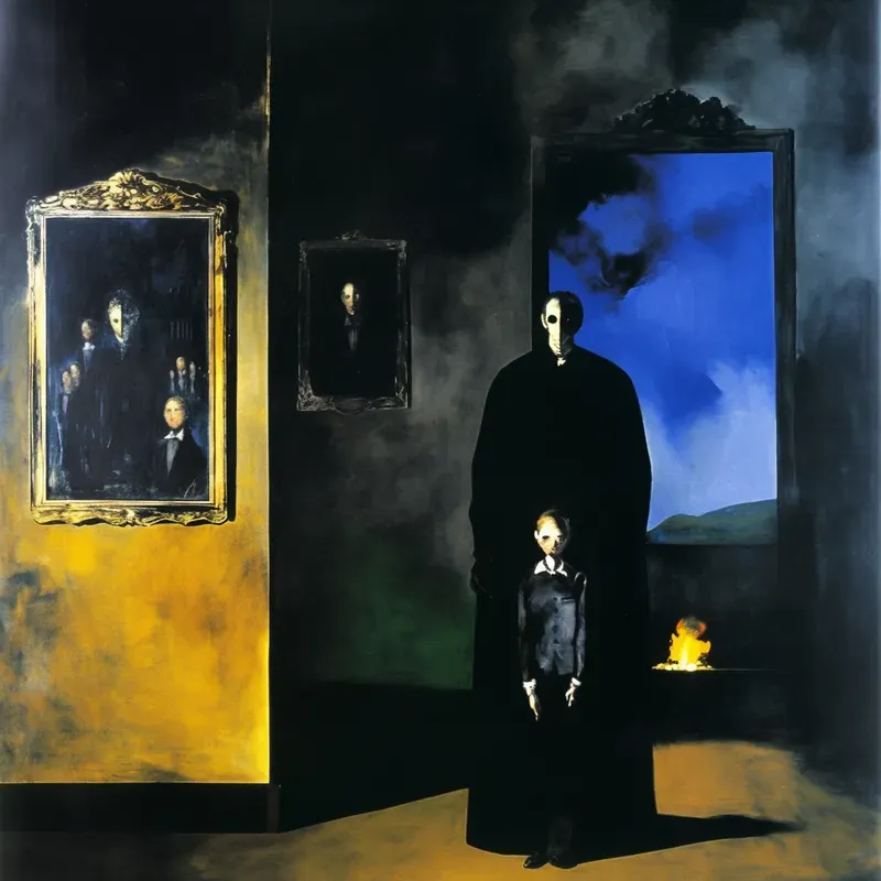 Dark Art Abstract Horror Paintings