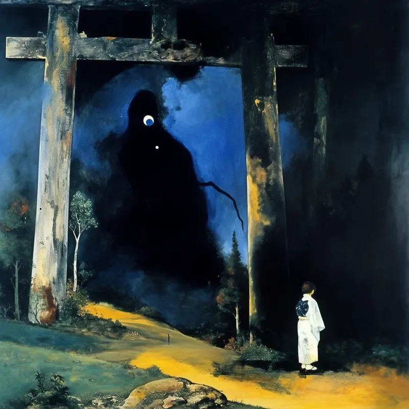 Dark Art Abstract Horror Paintings