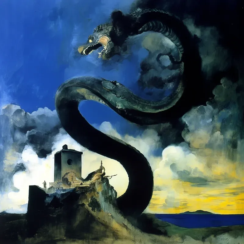 Dark Art Abstract Horror Paintings