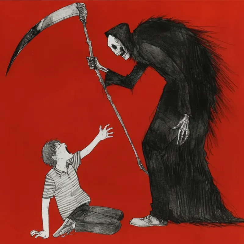 Creepy Anime Manga Cartoon Horror Art