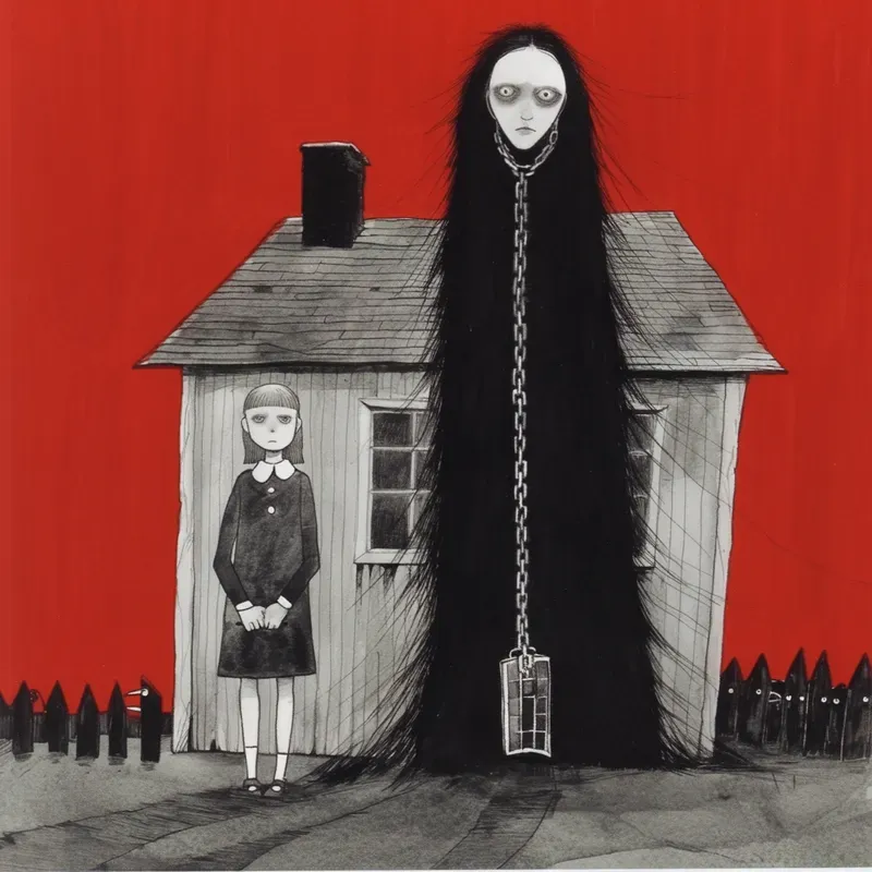 Creepy Anime Manga Cartoon Horror Art