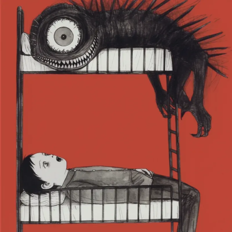 Creepy Anime Manga Cartoon Horror Art