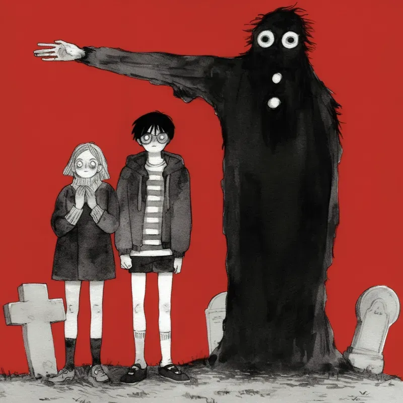Creepy Anime Manga Cartoon Horror Art
