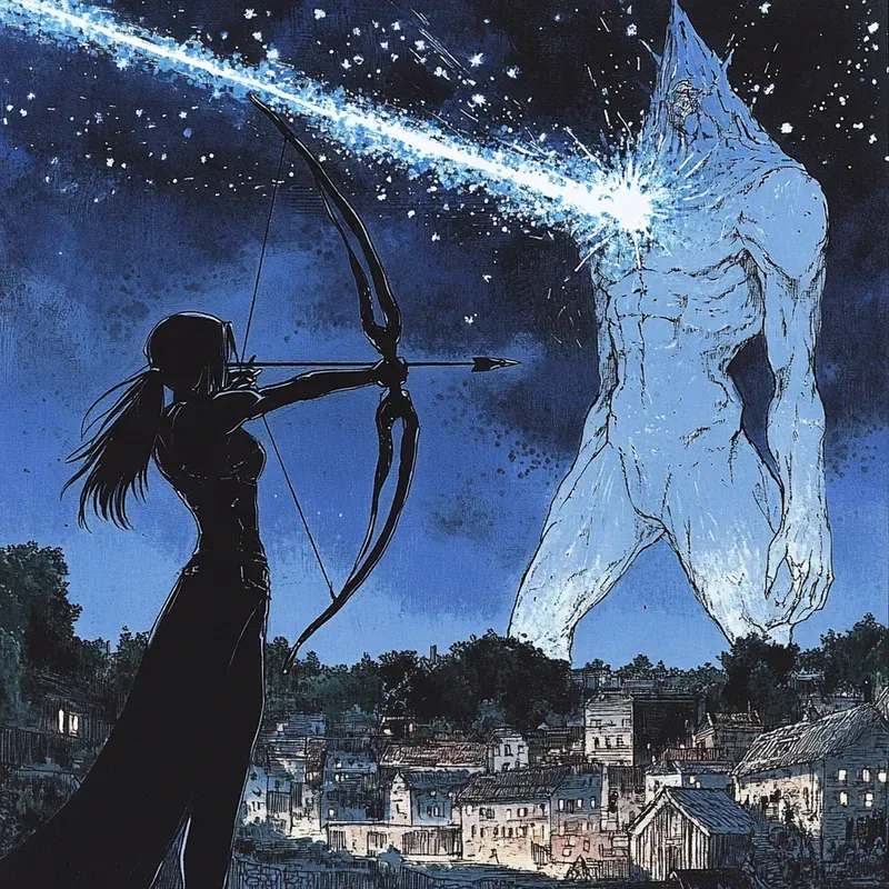 Retro Isekai Fantasy Anime Art