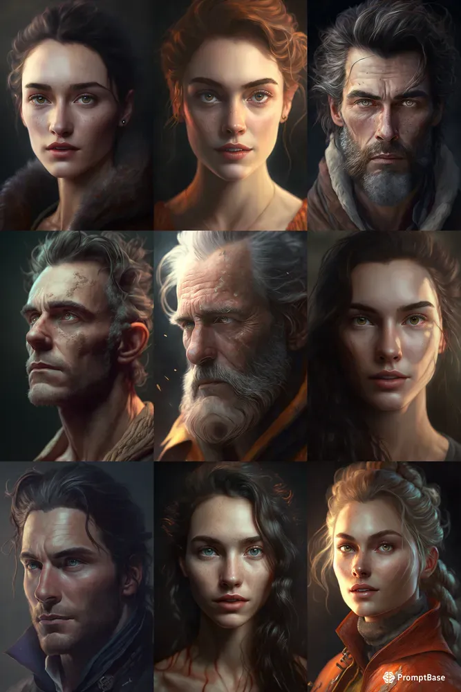 Beautiful Hyper-realistic Portraits