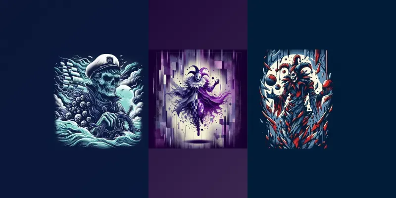 Twisted Souls Surreal Dark Characters generated by undefined