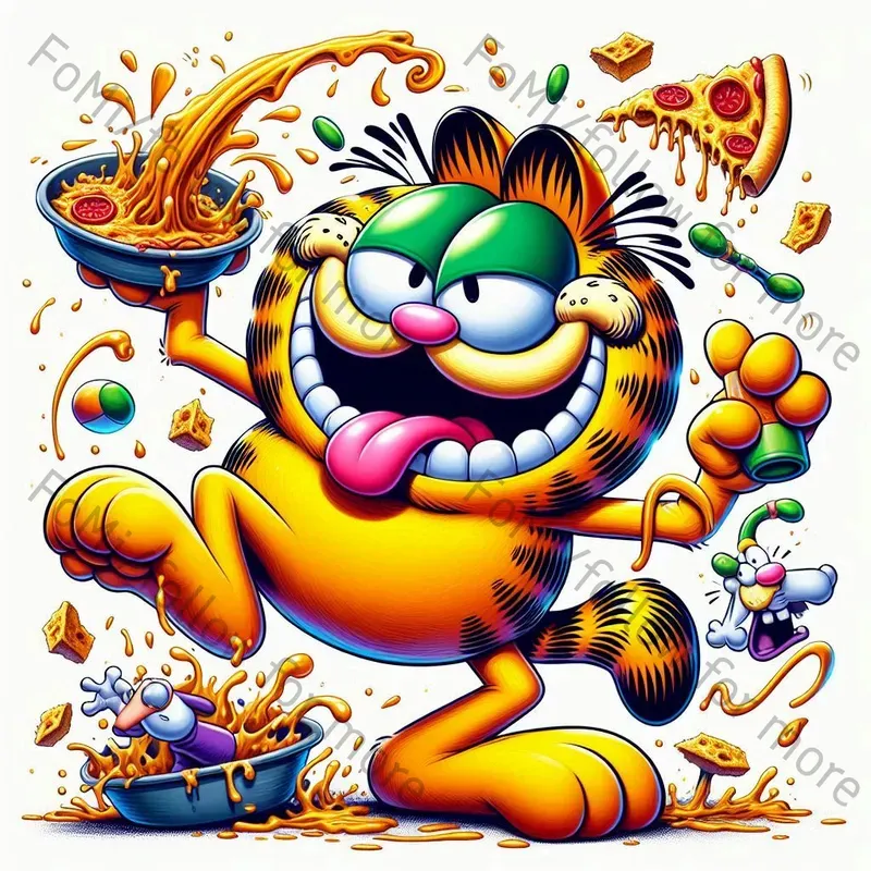 Printable Wacky Cartoon Characters