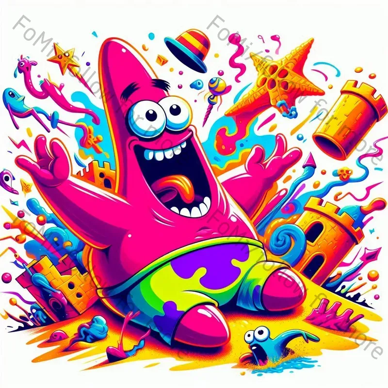 Printable Wacky Cartoon Characters