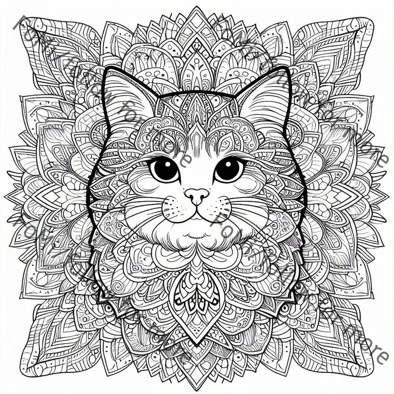 Mandala Animal Coloring Pages