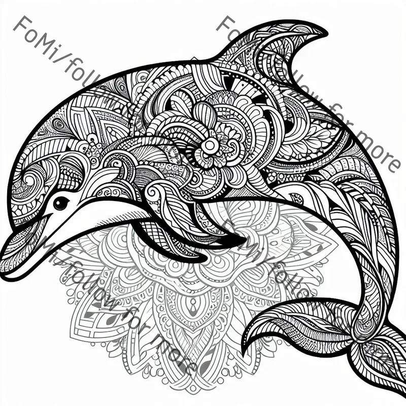 Mandala Animal Coloring Pages