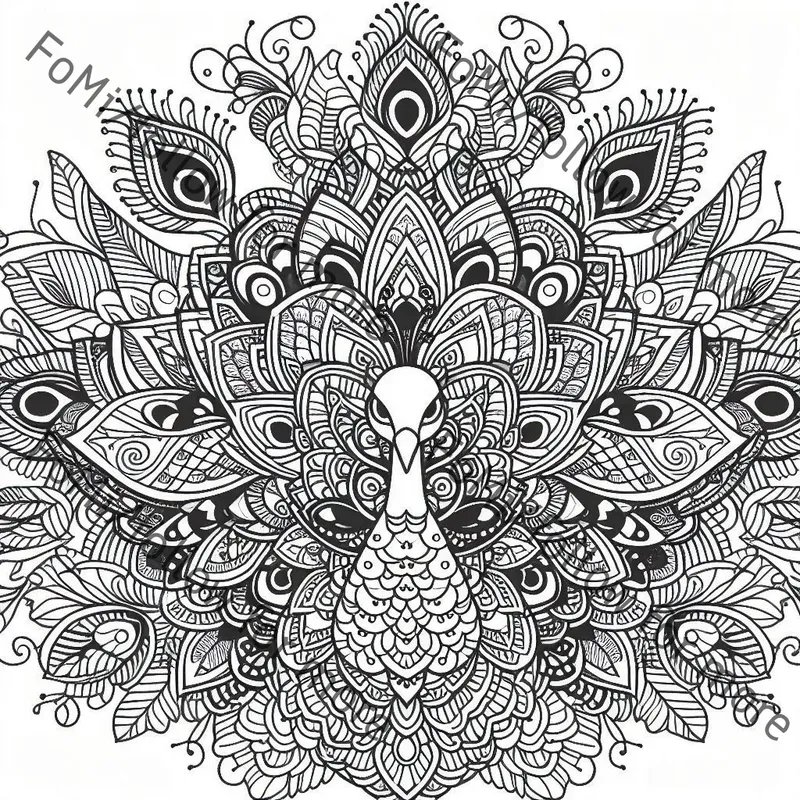 Mandala Animal Coloring Pages