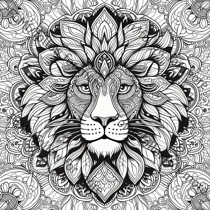 Mandala Animal Coloring Pages