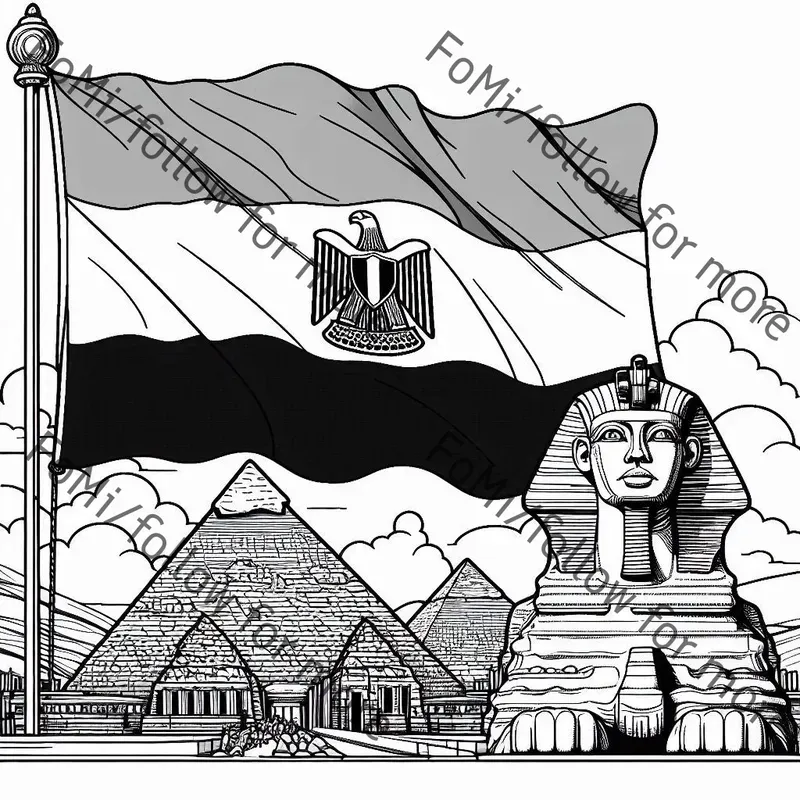 Flags And Culture Coloring Pages