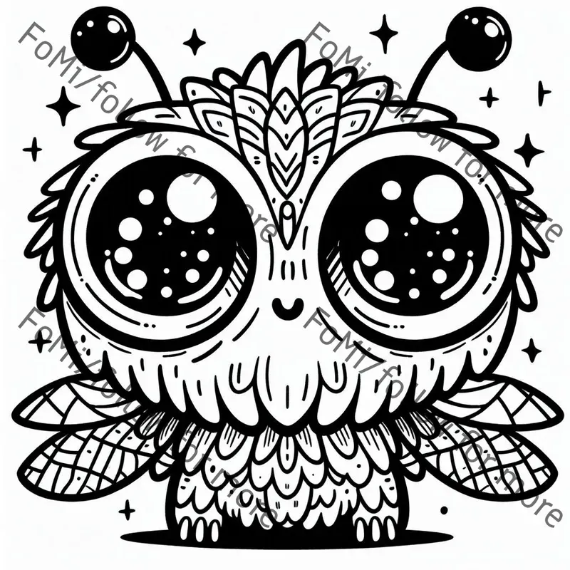 Weird And Cute Coloring Page Collections