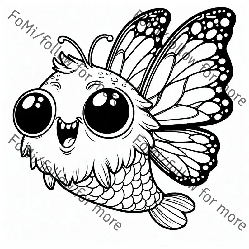 Weird And Cute Coloring Page Collections
