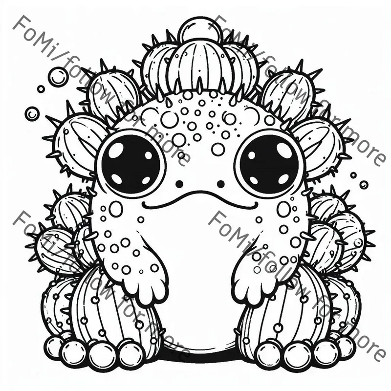 Weird And Cute Coloring Page Collections