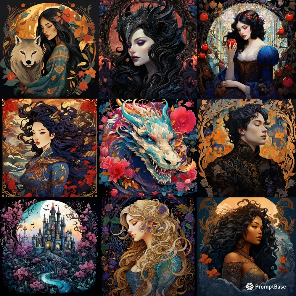 Whimsical Fairytale Illustrations