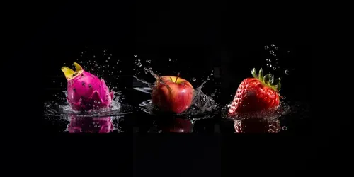 Fresh Fruit Advertisements generated by midjourney