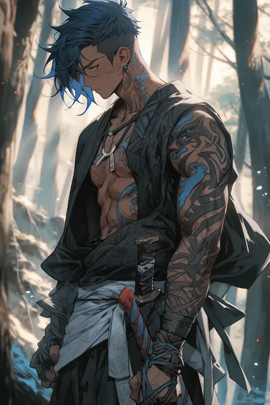 Warrior Anime Boys
