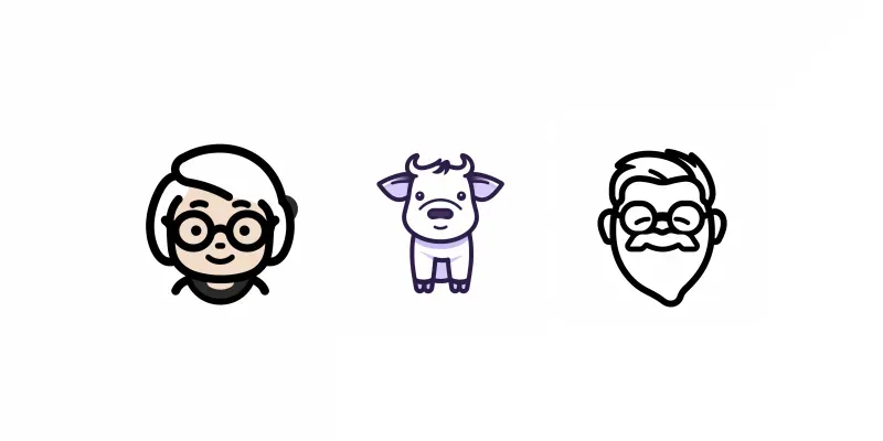 Simple Character Icons generated by undefined