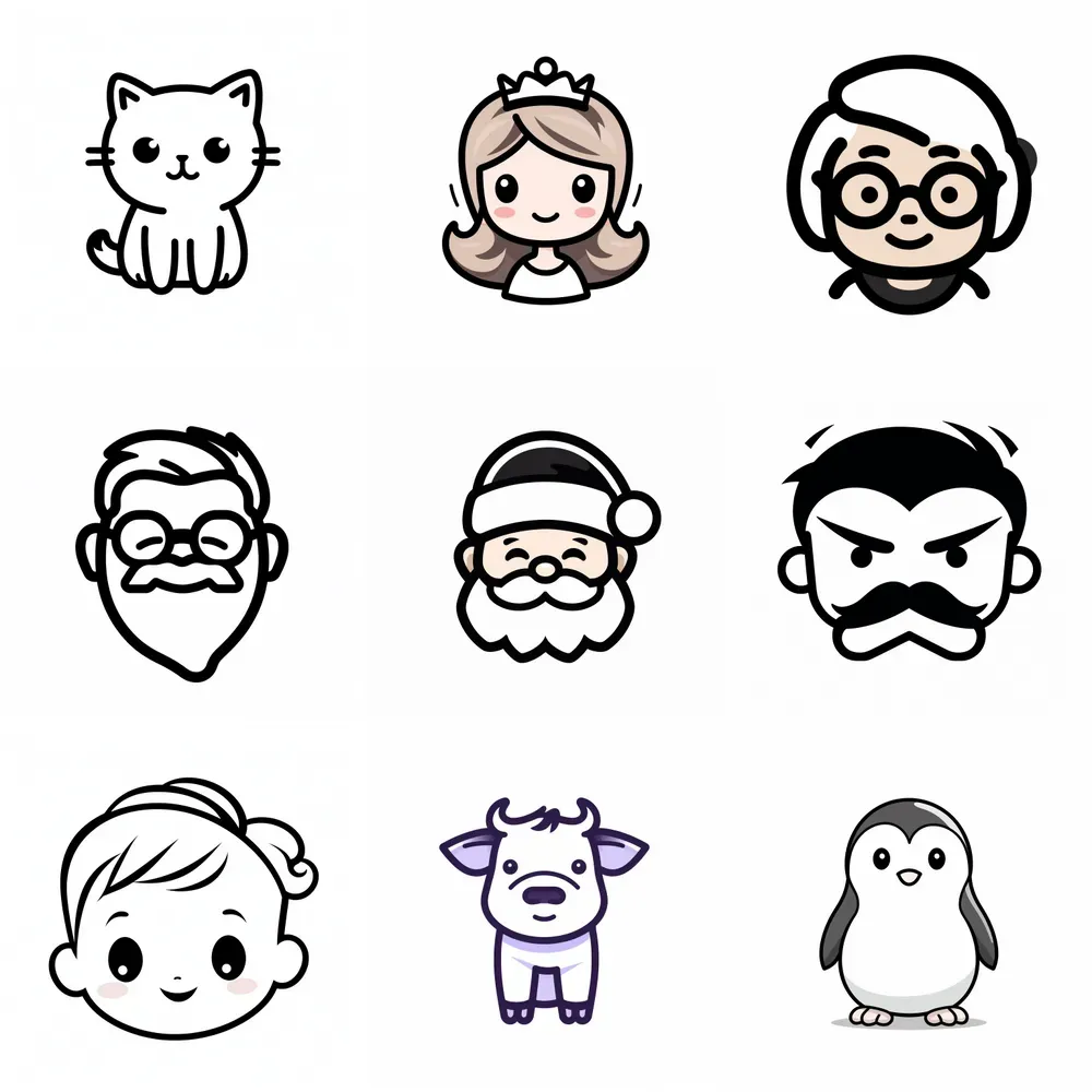 Simple Character Icons