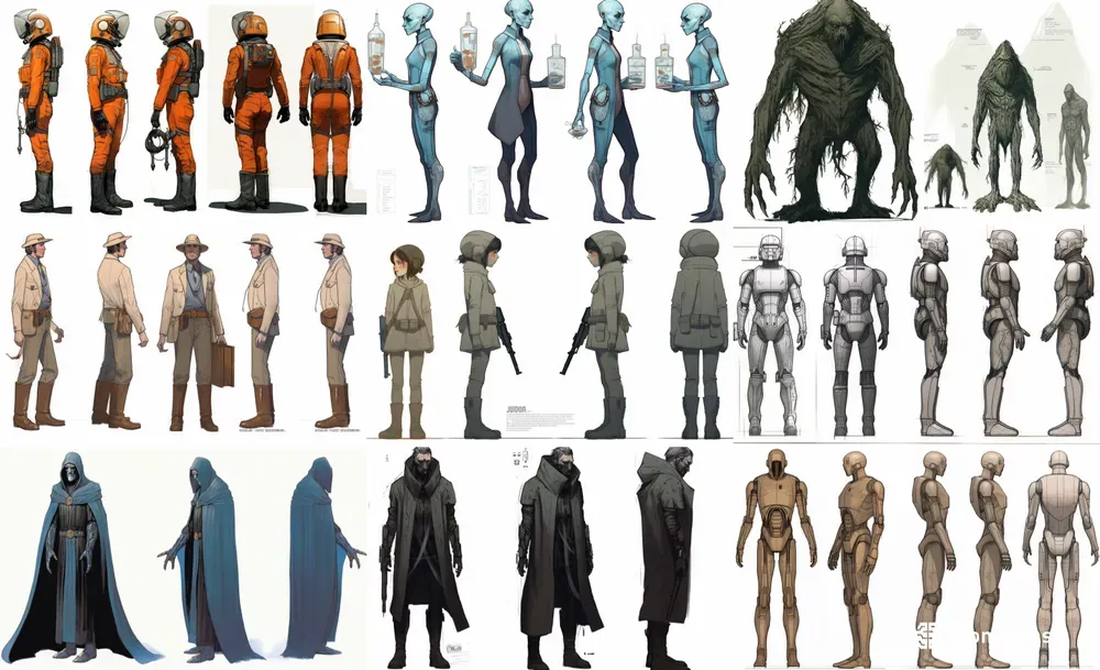 Futuramaturn Futuristic Characters Turns