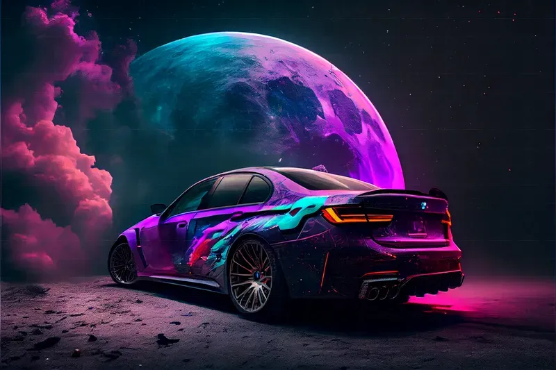 Cosmic Realistic Cars