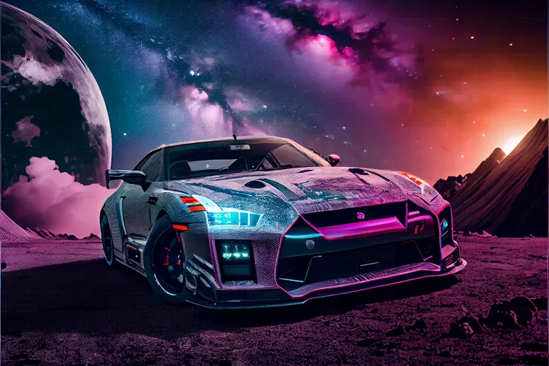 Cosmic Realistic Cars