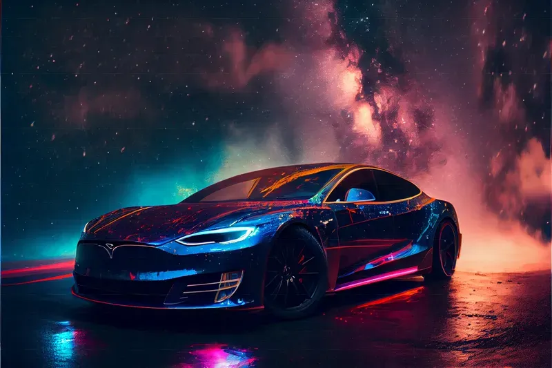 Cosmic Realistic Cars