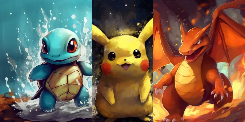 Pokemon Artworks generated by undefined