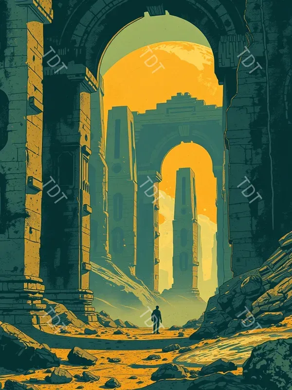 Vintage Scifi Book Cover Art