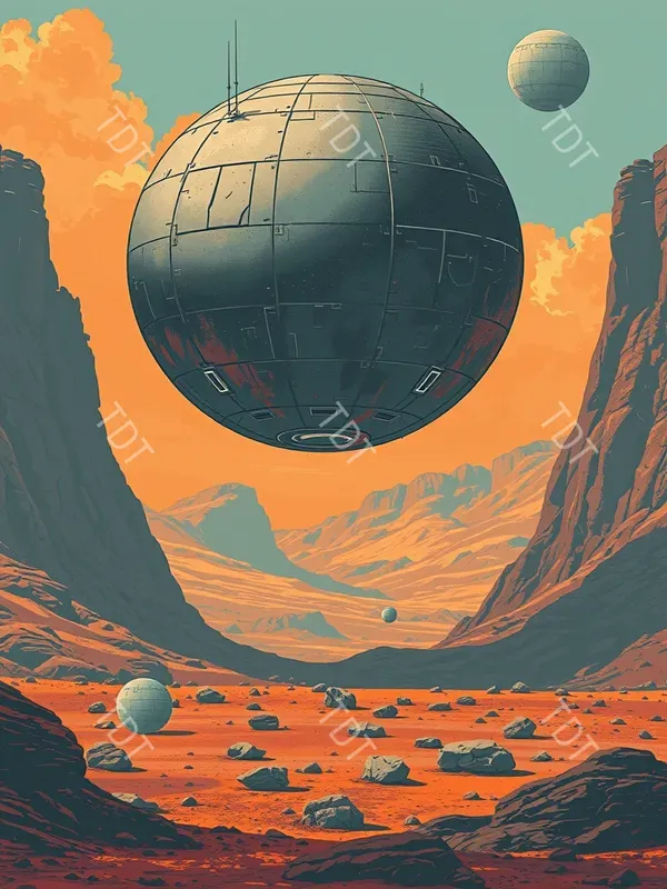 Vintage Scifi Book Cover Art