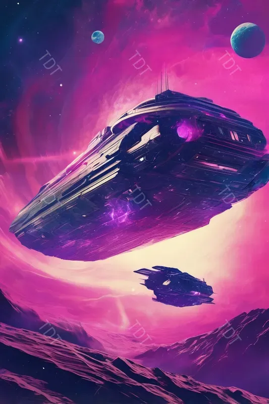 Retro Scifi Illustrations