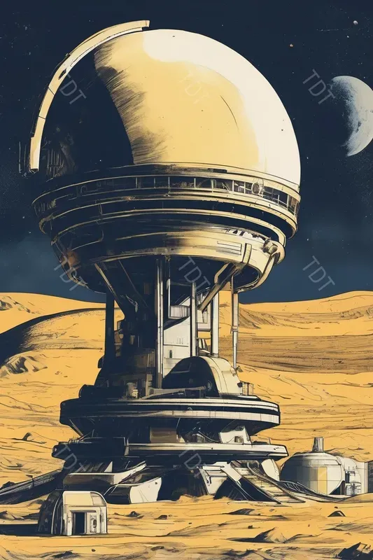 Retro Scifi Illustrations