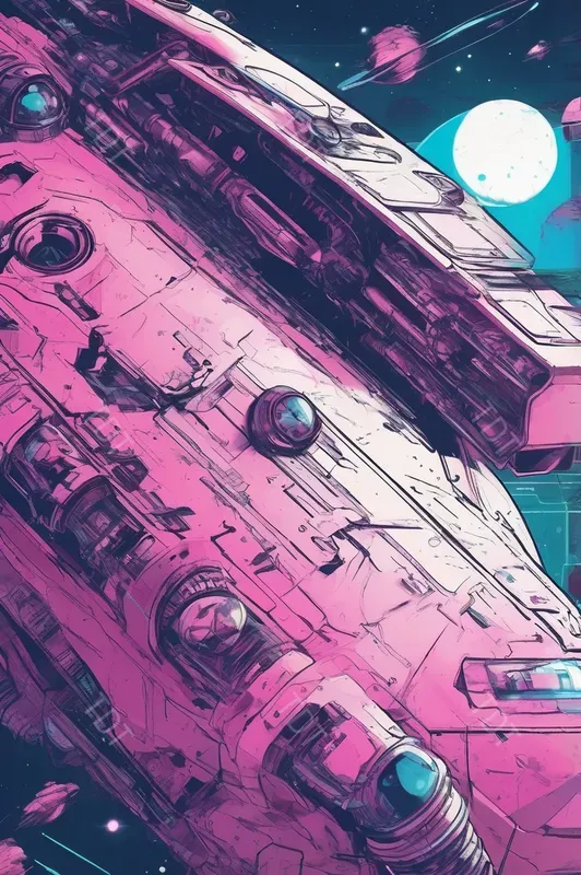 Retro Scifi Illustrations
