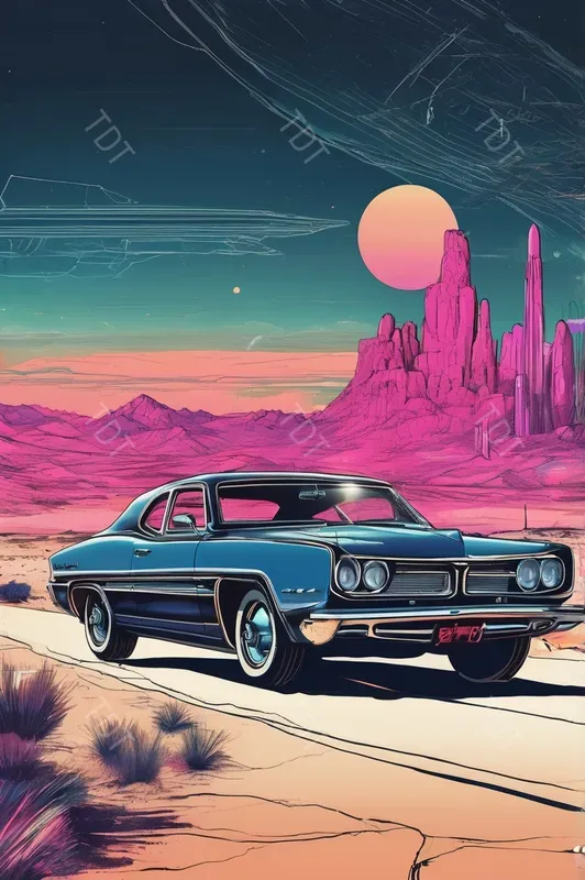 Retro Scifi Illustrations
