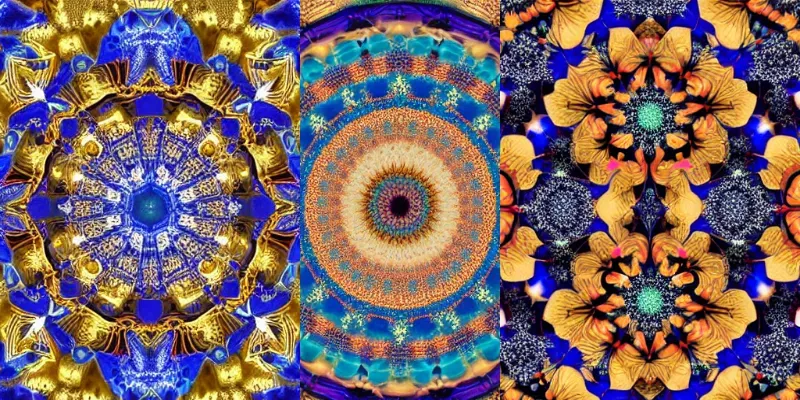 Fractal Mandalas generated by undefined