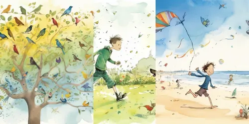 Children Storybook Illustrations generated by midjourney