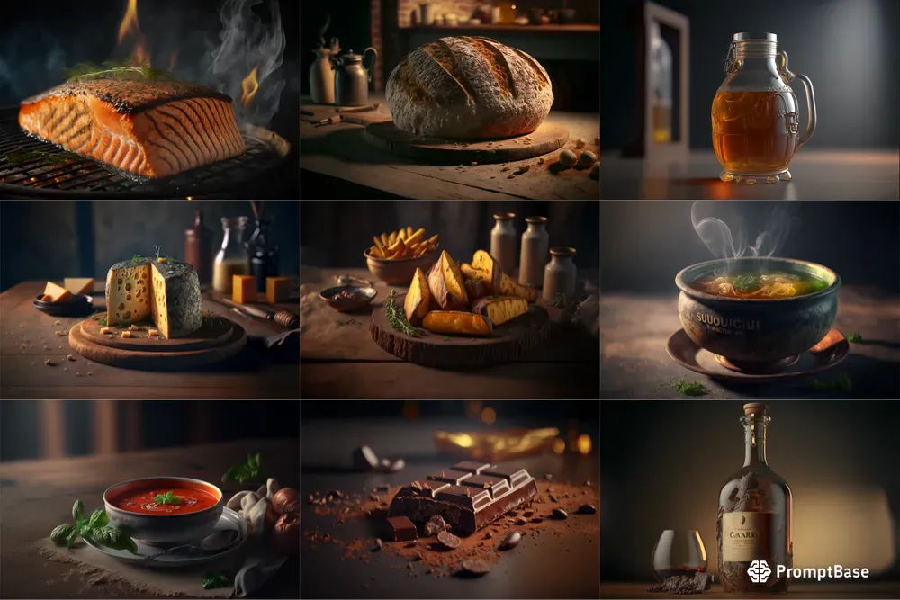 Ultra-realistic Food Photographs