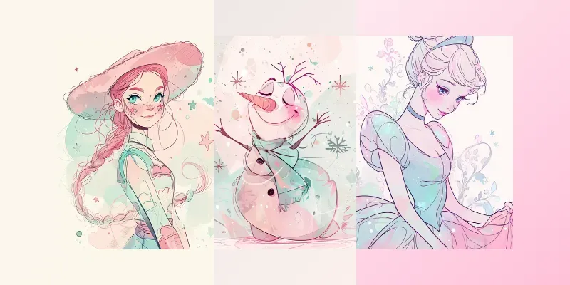 Cute And Whimsical Characters generated by undefined