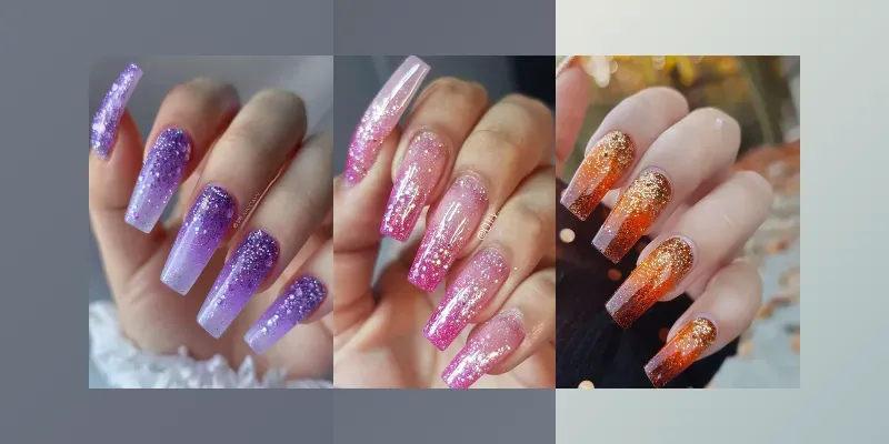 Elegance In Vibrant Nail Art generated by undefined