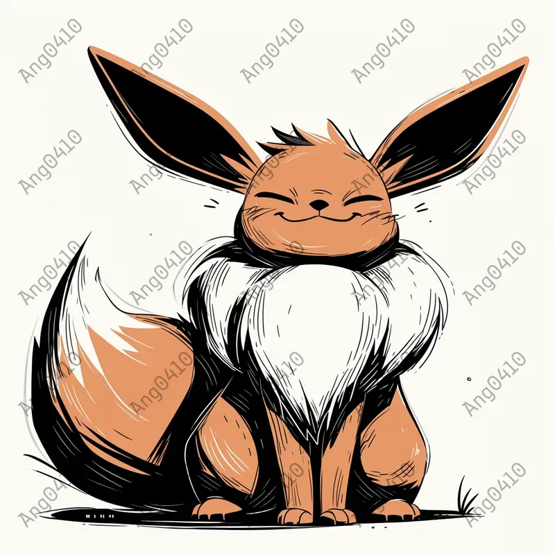 Minimalistic Pokemon Vector Art